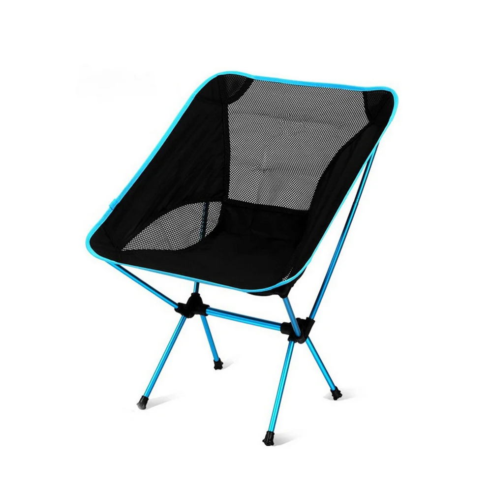 

Outdoor Portable Folding Chair Camping Camping Moon Chair Lightweight Aluminum Alloy Fishing Beach Yard Leisure Sketch Chair