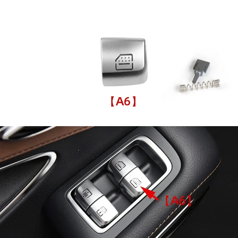 

Сменная крышка кнопки переключателя стеклоподъемника для Mercedes Benz S E Class W222 W213 S320 S350 S400 S450 S500