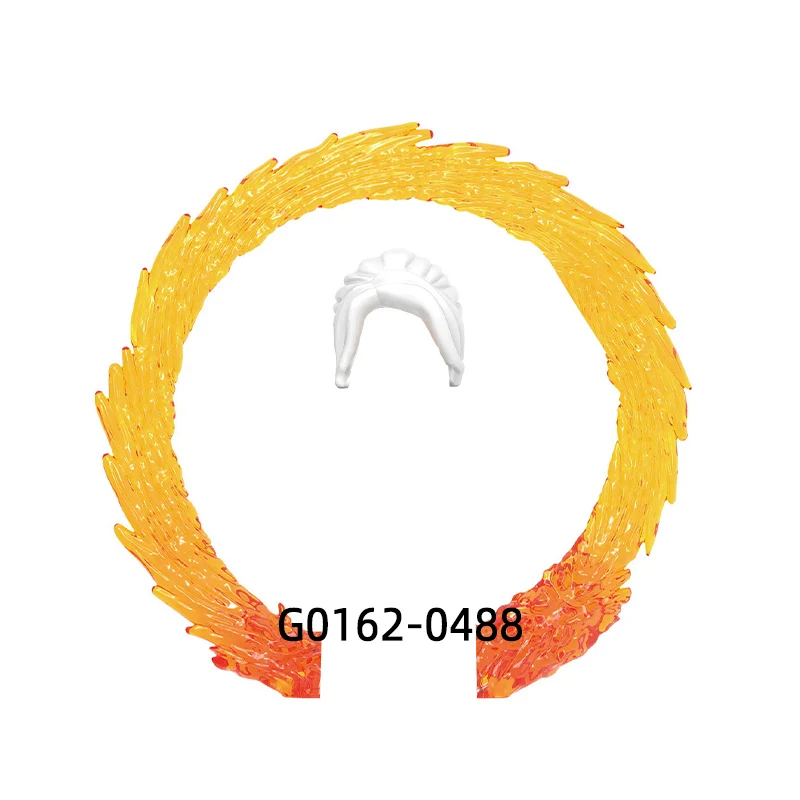 Экшн-фигурки копье крыло осьминог оружие брюки детали для волос модель блоков