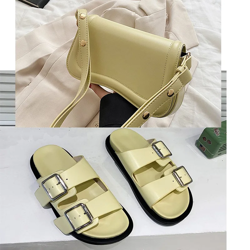 

Летняя Новинка, женская модель в римском стиле, открытая Женская одежда, повседневные сандалии на толстой подошве, модные повседневные слан...