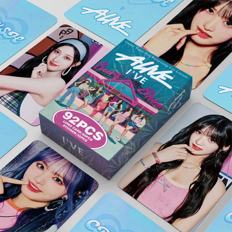 92 шт./компл. карты Idol Lomo новый альбом SWITCH MINE HD печать фотокарточек Yujin Gaeul Wonyoung LIZ Rei