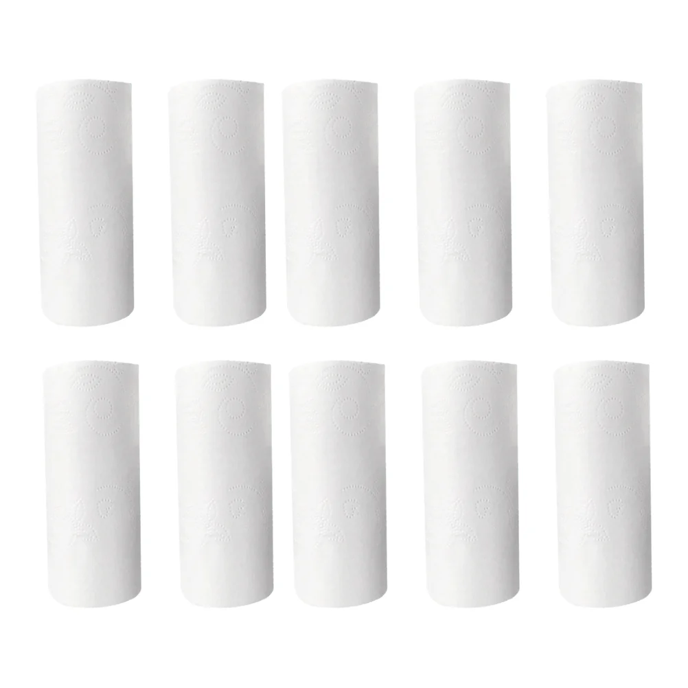

1 Bag Roll Paper Coreless Wood Pulp Absorbtion Roll Paper for Toilet