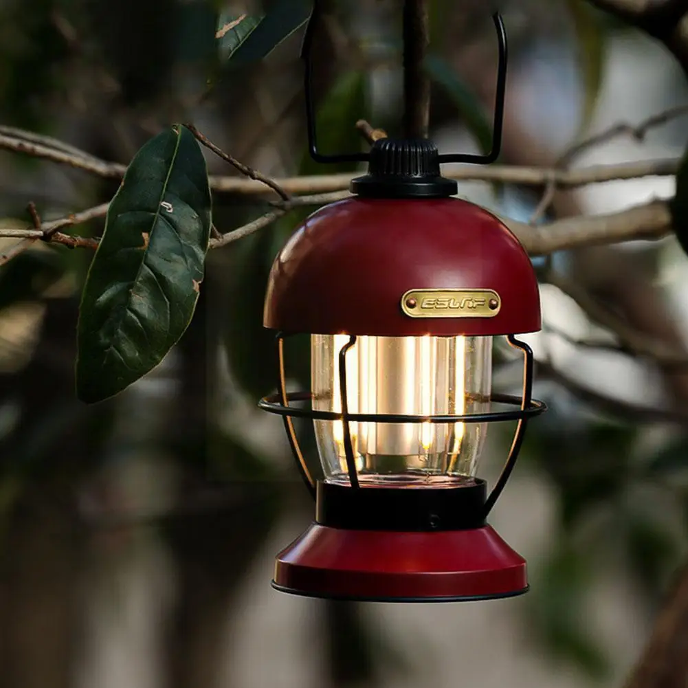 

Led For Outdoor Camping Light Hanging Retro Camping Lights Portable Garden Lantern Dimmerable Tent Rechargeable Emergency L B1g1