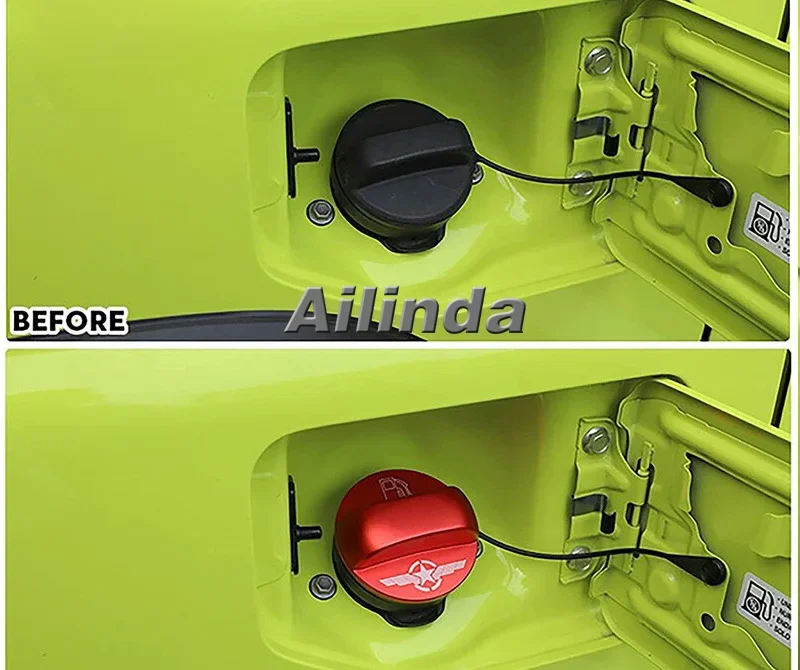 Подходит для Suzuki Jimney 07-23 внешняя модифицированная внутренняя крышка топливного