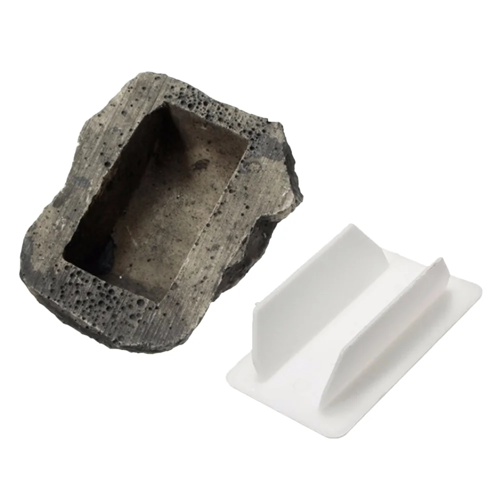 

Tabletop Decor Key Storage Box Desktop Decoration Stone Case Modeling Imitation Cash Hider Holder