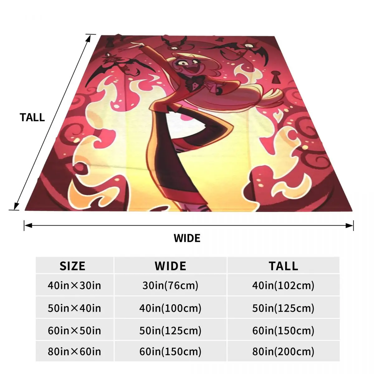 Музыкальная комедия Драма H-HazbinHotels Нечеткие одеяла Креативное одеяло для дома