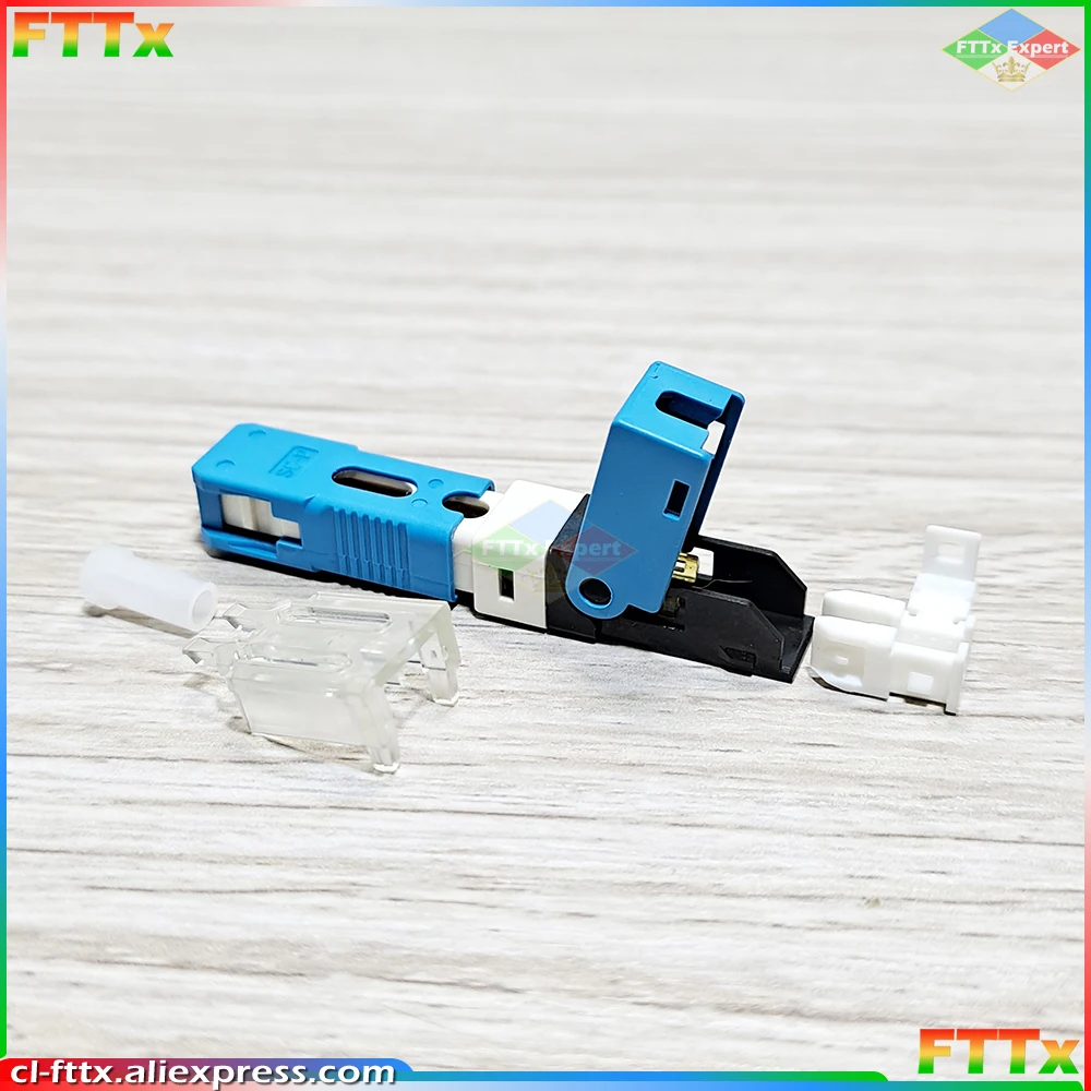 ESC250D FTTH SC APC and SC UPC Single-Mode Fiber Optic Quick Connector FTTH SM Optic Fast Connector