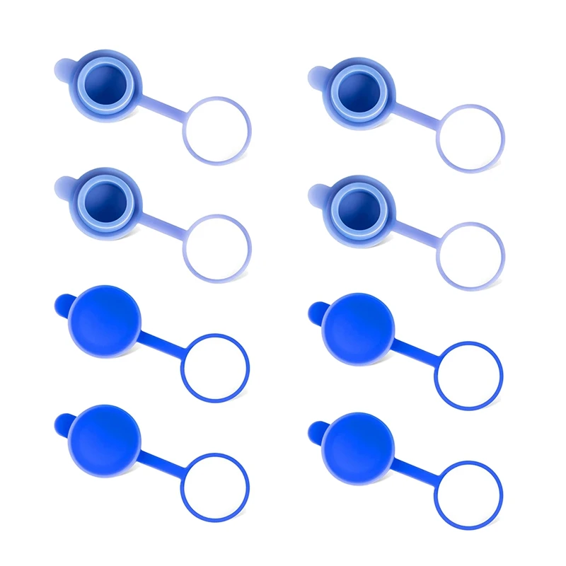 

Многоразовая Крышка для бутылки/кувшина, 5 галлонов, прочная силиконовая крышка для кувшина 55 мм (8 шт. в упаковке)