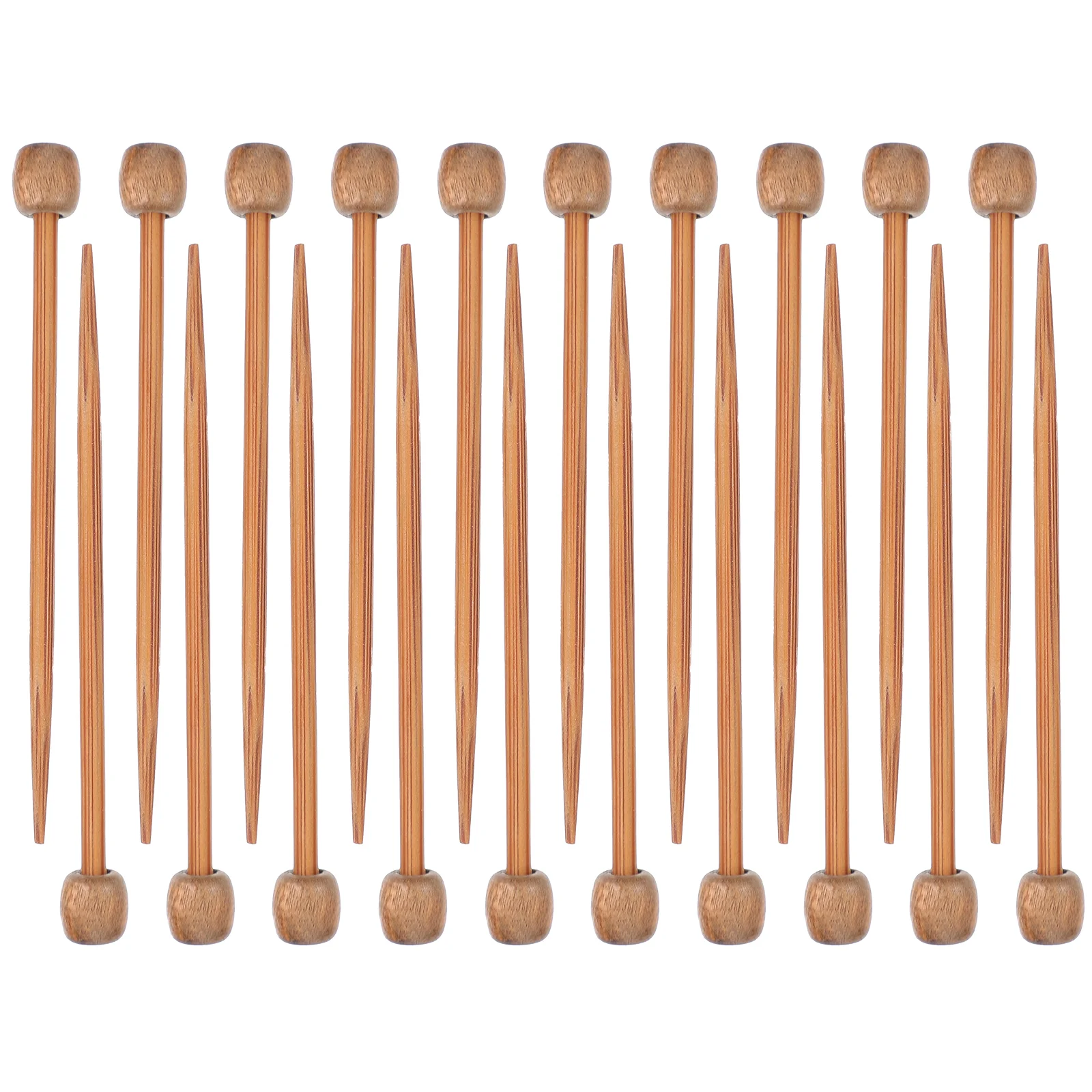 20 шт. мини-игла деревянные спицы стержни шесть цветов брошь сделай сам орех