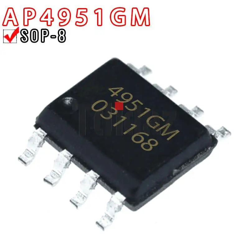 

5 шт. AP4951GM SOP8 4951GM SOP-8 AP4951