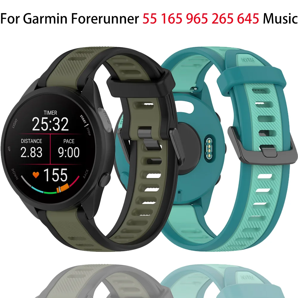 Силиконовый ремешок для Garmin Forerunner 55 165 265S Vivoactive 5