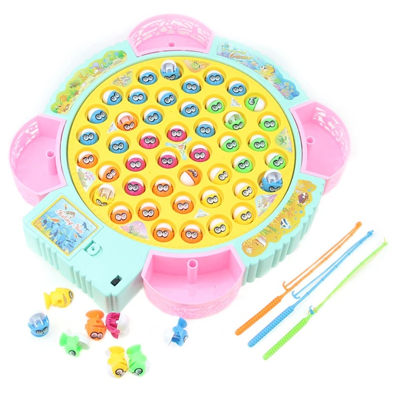 

Hot Fashion Colourful Baby Educational Toy Fish Plastic Magnetic Fishing Toys Set Game Kids Gifts for Kids Outdoor Toy