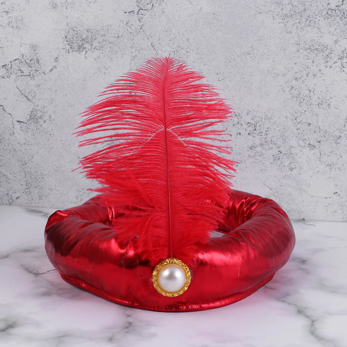 Индийская Арабская шляпа Султан головная повязка индийская костюм (Золотой)