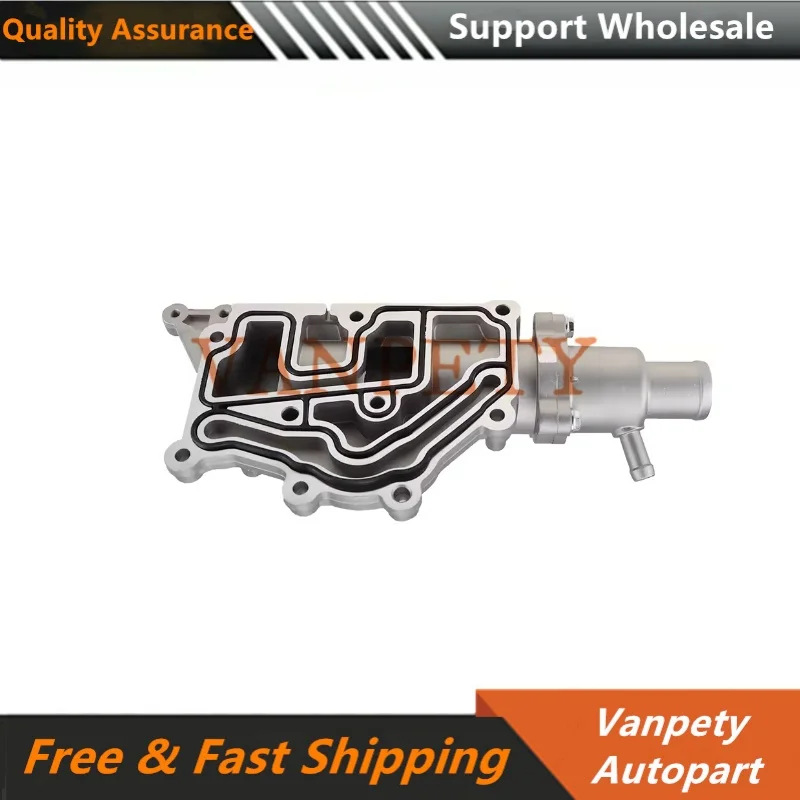 Новый алюминиевый корпус термостата фланец с горловиной охлаждающей жидкости