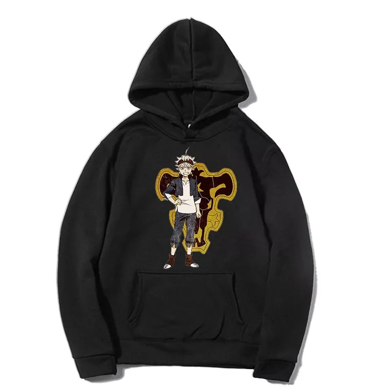 

2023New Anime Black Clover Graphic Hoodies Pullover Sweatshirt Unisex Male