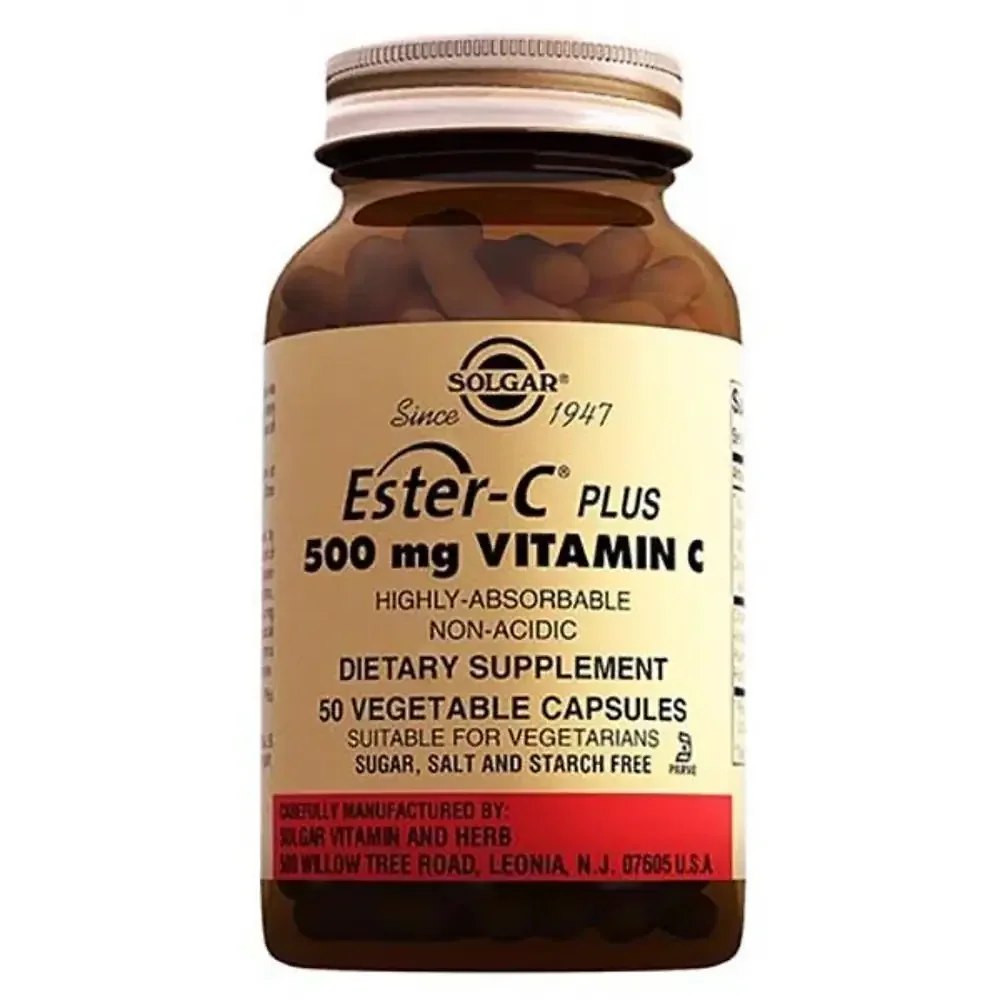 СОЛГАР Эстер-С плюс витамин С 500 мг капс. №50 (БАД) | Красота и здоровье