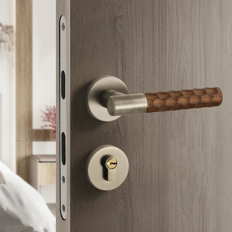 

Замок для двери под старину из цельного дерева, цинковый сплав