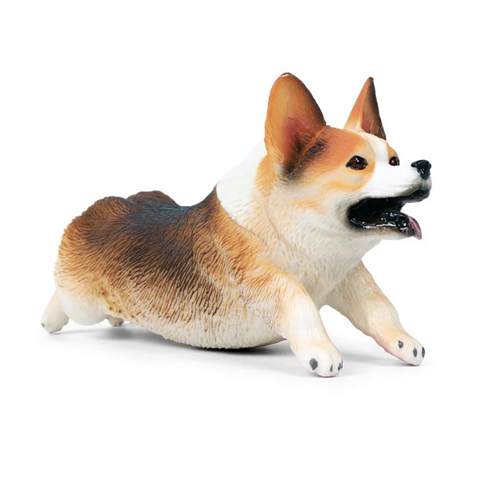 1 шт. имитация фигурки собаки корги украшение для домашнего животного