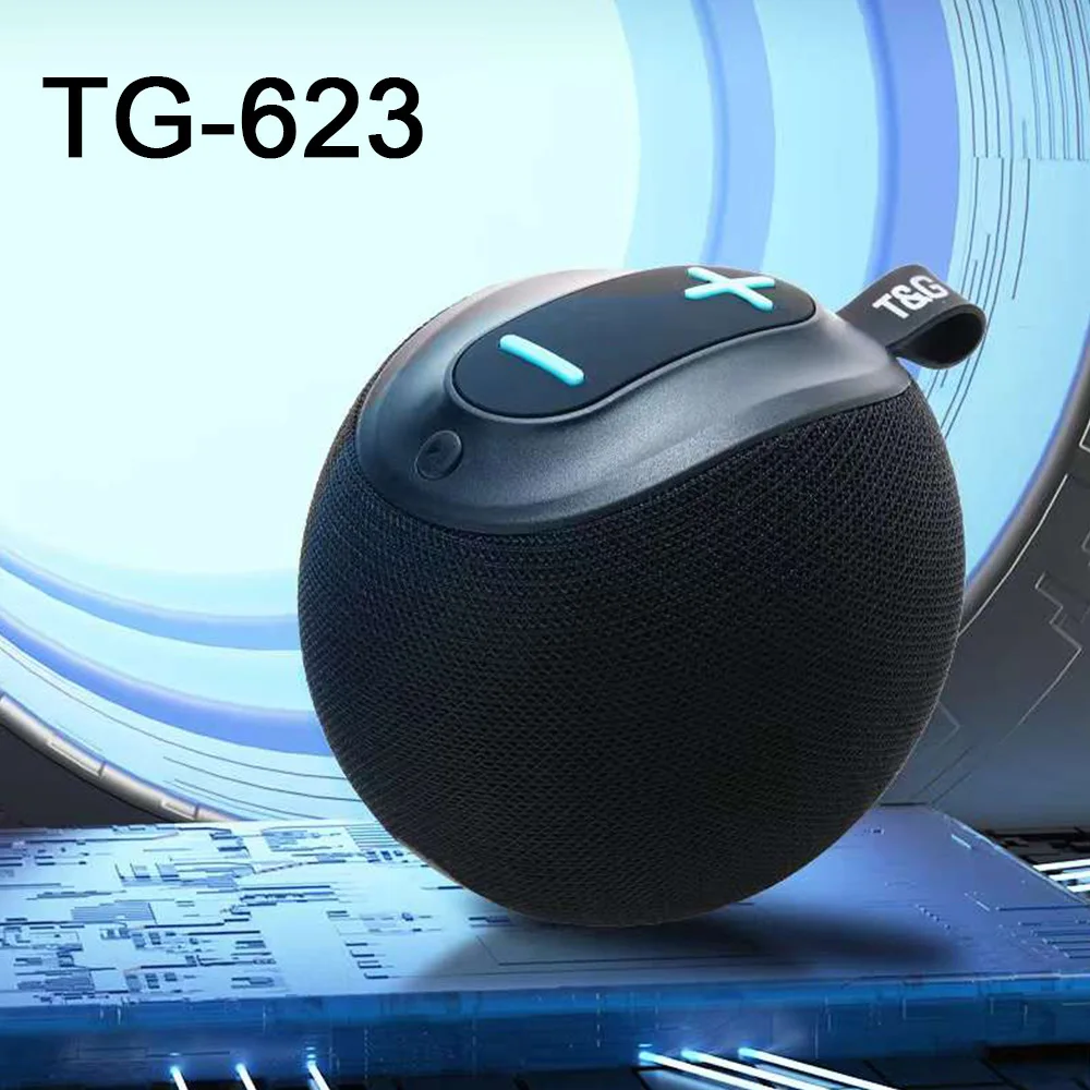 

TG623 Wireless Bluetooth Speaker TWS Pair Box Creative Gift Card Subwoofer Desktop Collection Small Audio