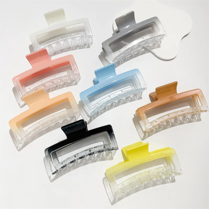 Hair Claws Elegant Clear Acrylic Hair Clips Hairpins Barrette Headwear For Women Girls Hair Accessories