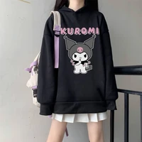 sanrio kuromi graphic hoodies sweethearts outfit clothes kawaii clothes winter tops for women 2022 fall winter sweatshirts