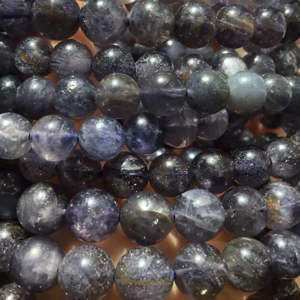 

2 браслета, искусственные бусины из натурального йолита для изготовления ювелирных изделий своими руками, оптовая продажа