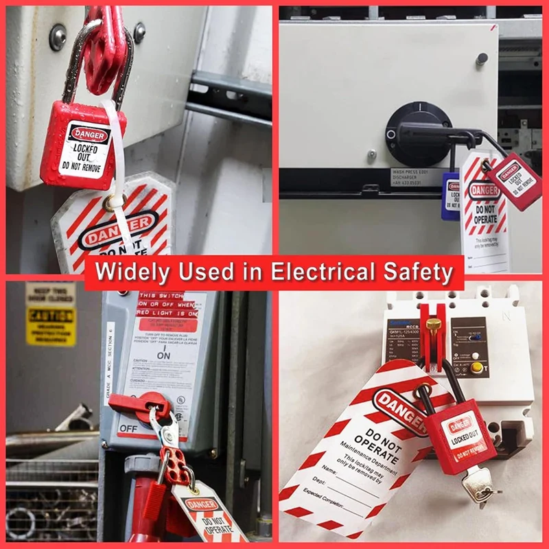 35 шт. Lotokit портативный электрический комплект Tagout для блокировки промышленных