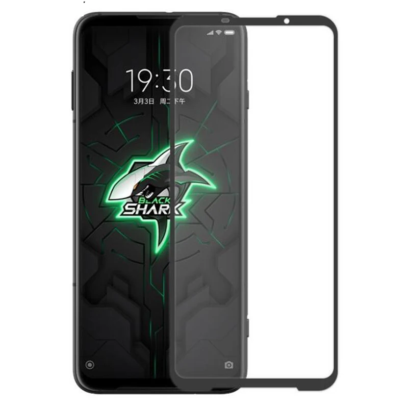 

3d полное клеевое закаленное стекло для xiaomi black shark 4 полное покрытие 9h пленка для защиты экрана для xiaomi black shark 4 pro