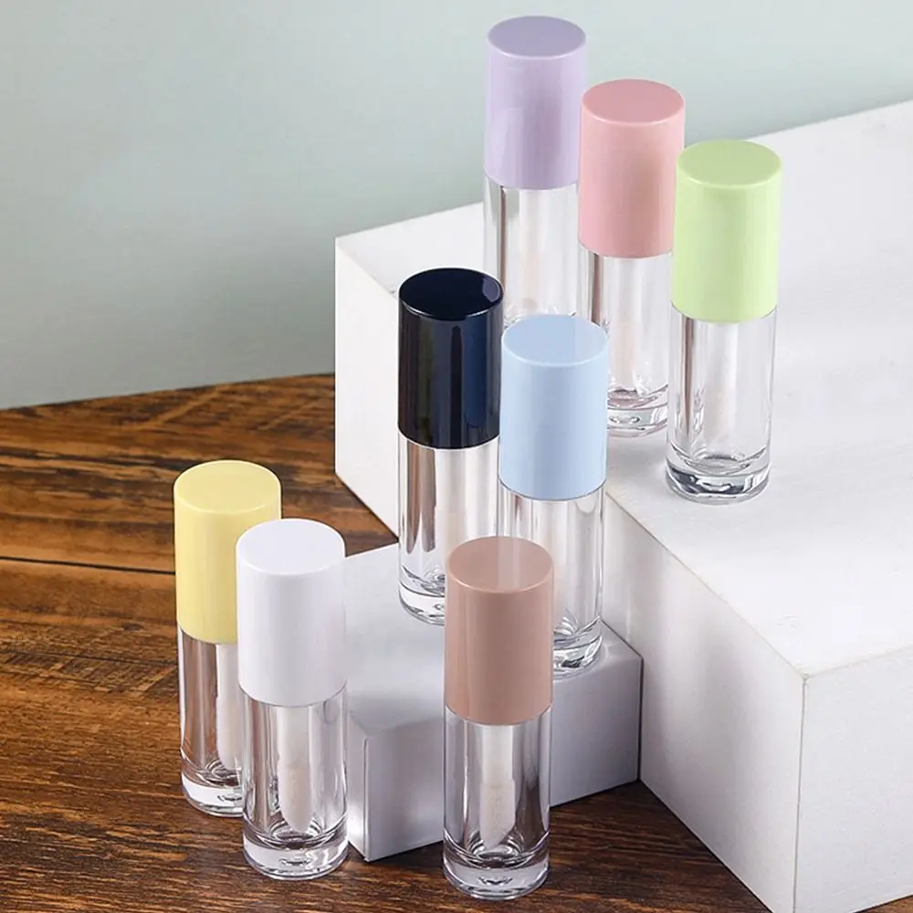

Refillable Bottles Transparent Portable With Brush Lip Gloss Bottle Packing Containers Lip Glaze Tubes Lip Balm Bottle