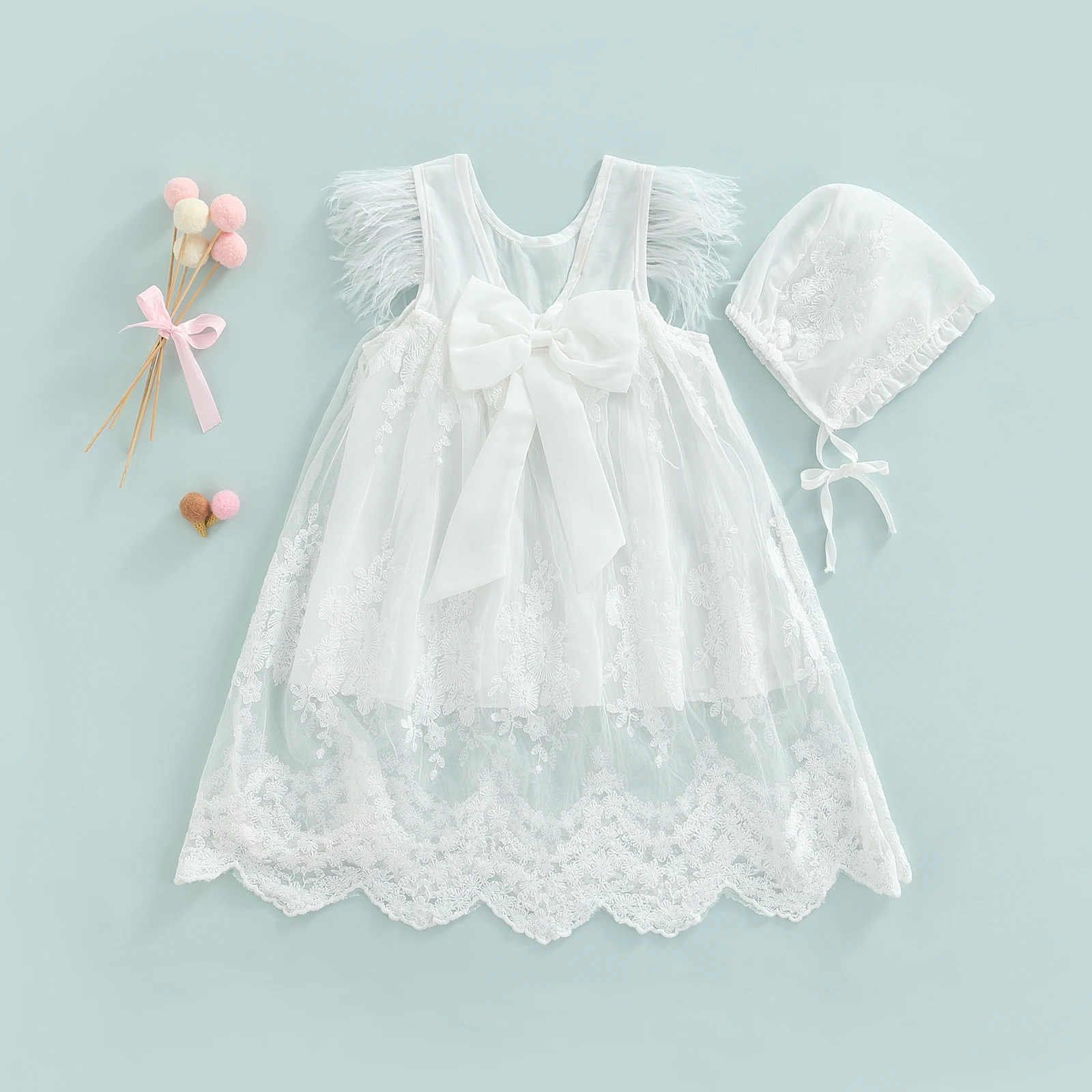 

Ma&Baby 0-24M Newborn Infant Baby Girl Dress Summer Lace Tulle Tutu Dresses For Girls Birthday Party Wedding Costumes D01