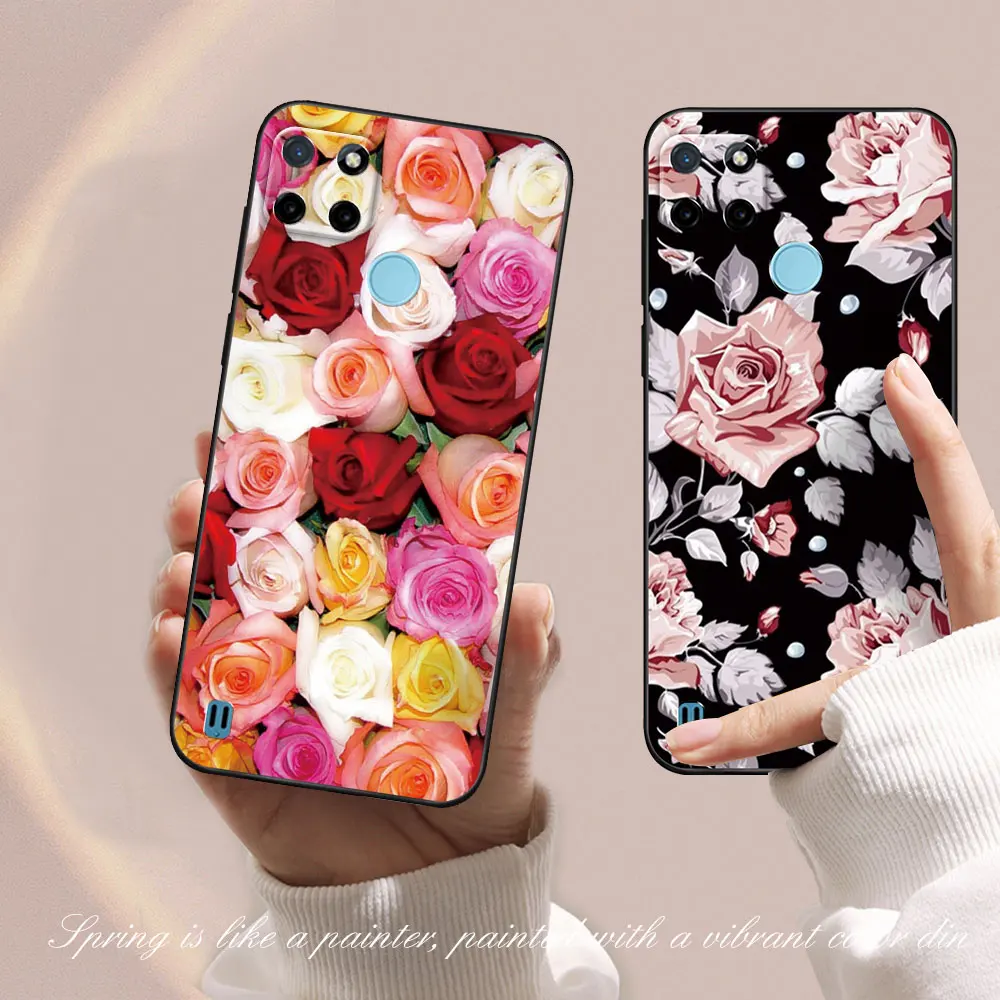 Чехол для Realme C25Y чехол RMX3263 красивый OPPO C21Y RMX3261 RealmeC25Y матовый силиконовый бампер