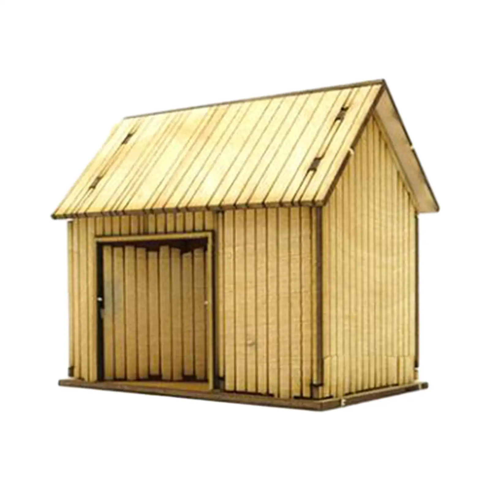 

Wooden Model Kits Handmade 3D Puzzles Architecture Scene for Layout Accessory War Scene Diorama Architecture Model