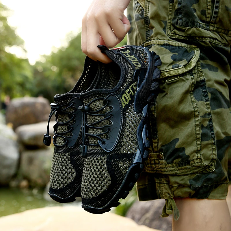 Summer Aqua Shoes Zapatillas Wading Shoes Outdoor Swimming Quick-Drying Beach Water Shoes Men and Women