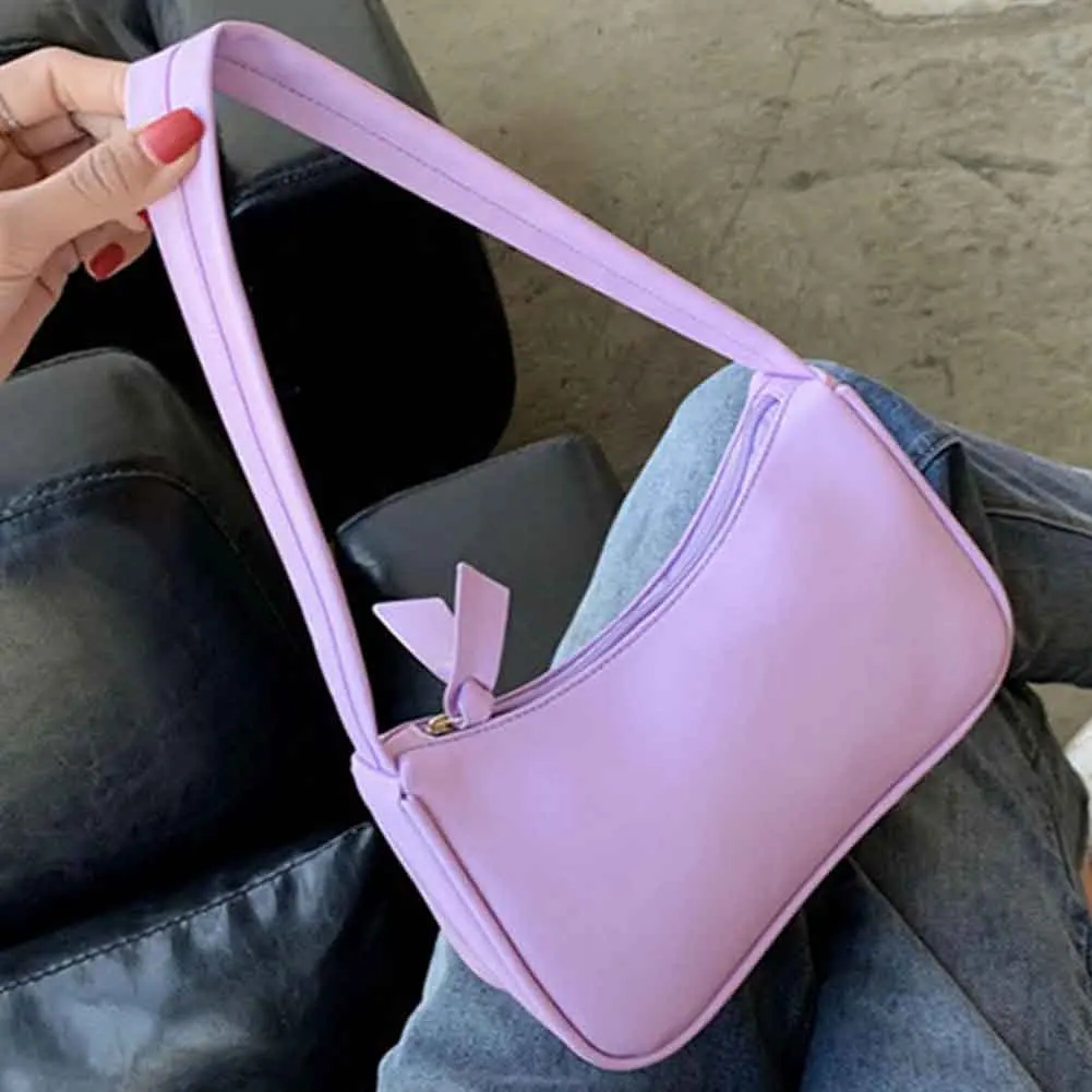 

Women Fashion Top Handle Bag Mini Retro Handbag Shoulder Casual PU Leather Ladies Portable Vintage Small Subaxillary Underarm