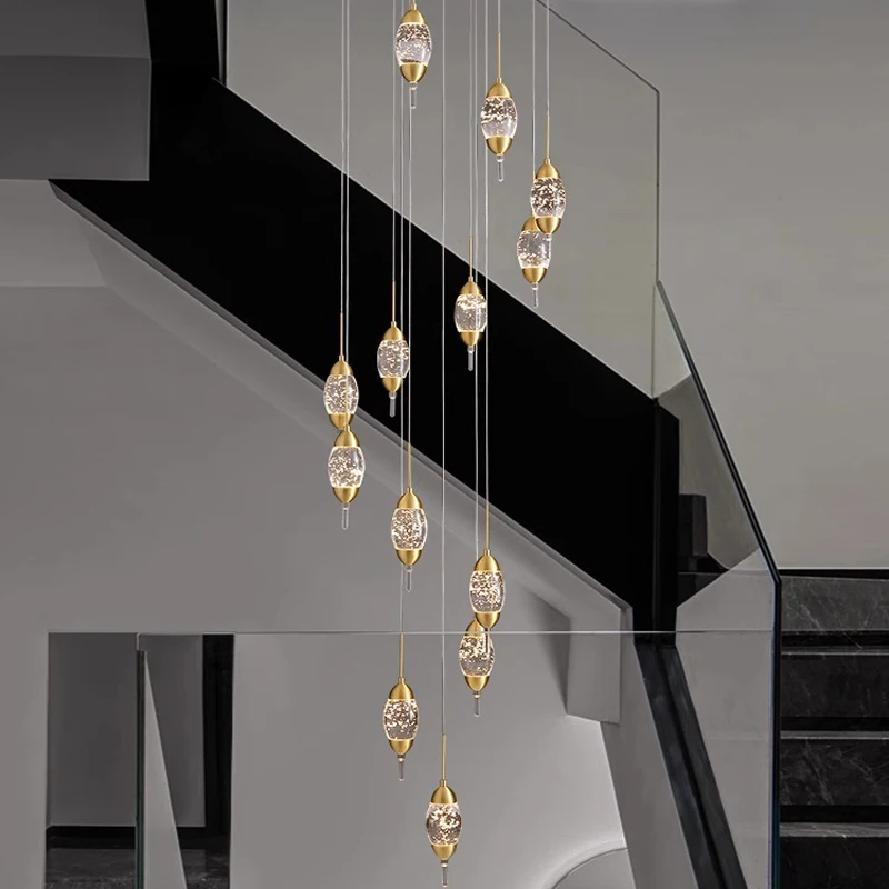 Современная зеркальная люстра AiPaiTe настенная лампа-подвеска для основной