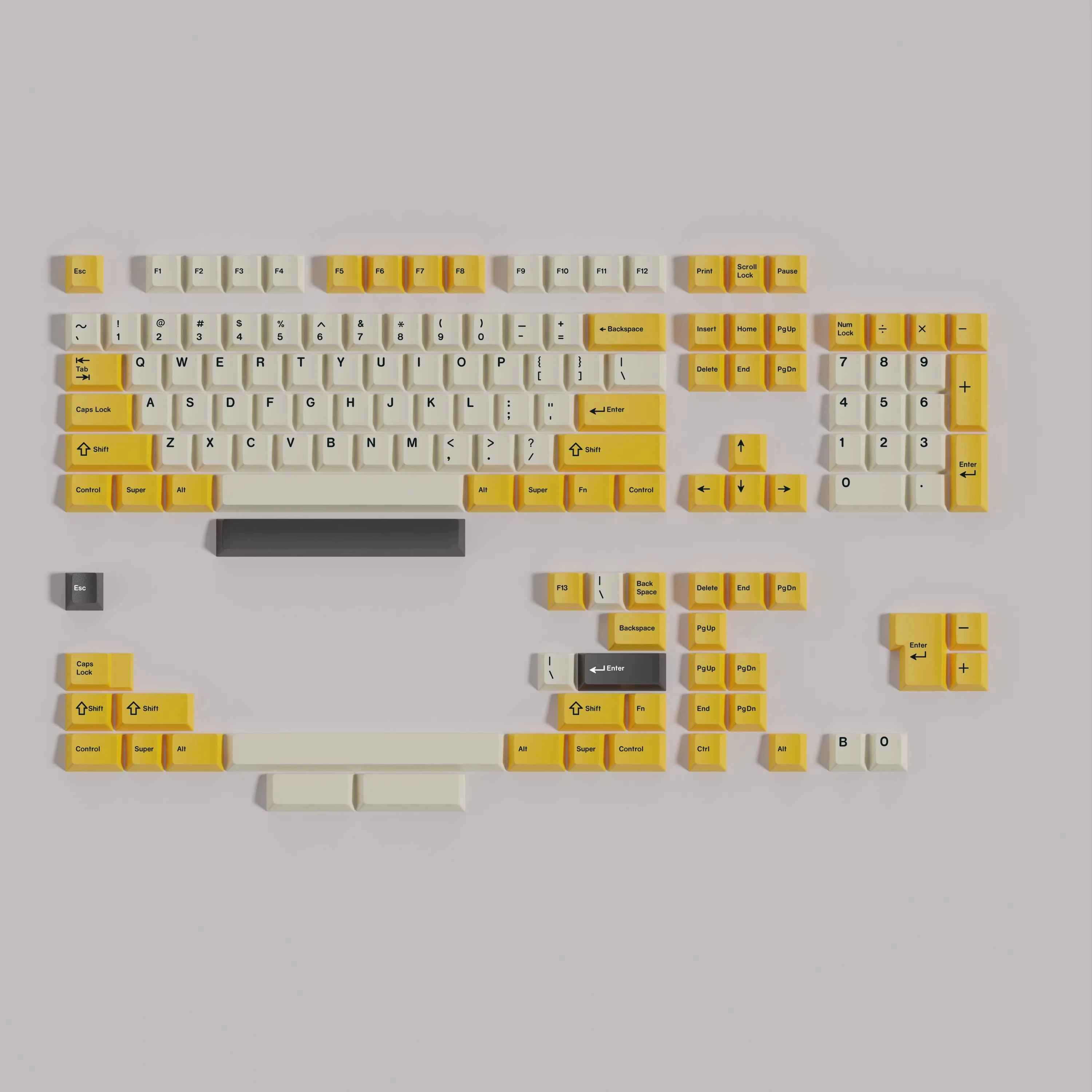 Фото Колпачки для клавиш GMK Serika, 164 клавиши, материал PBT, вишневый профиль, DYE-SUB для MX Switch 61/64/68/75/84/87/98/104, игровая механическая клавиатура №2