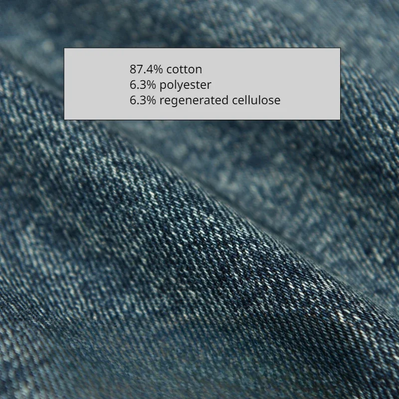 Джинсы мужские хлопковые в стиле ретро стирка свободные прямые брюки