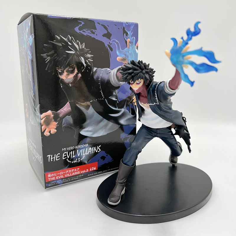 Hot Anime My Hero Academia Figure Dabi Blue Flame Standing Ver PVC Collectible Model Child Toys Figurine Sculpture Ornament 14CM images - 6