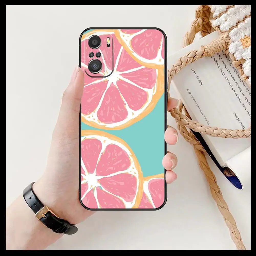 Чехол для телефона с изображением фруктов и лимона xiaomi redmi 11 Lite pro Ultra 10 9 8 MIX 4 FOLD 10T