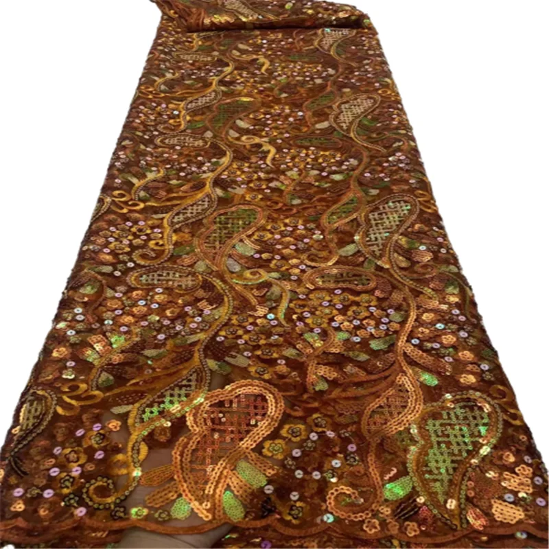 

Блестки в африканском стиле, модель 2022 года, высококачественное кружево, нигерийская сетчатая кружевная ткань для женщин вечерние свадебно...
