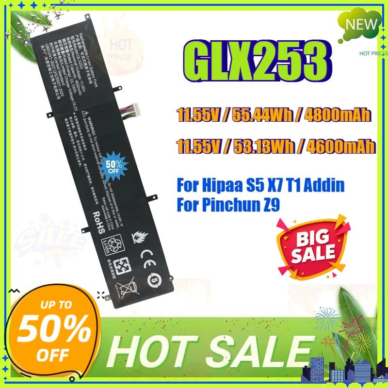 Фото GLX253 20200327 Сменная батарея для ноутбука Hipaa S5 X7 T1 Addin для Pinchun Z9 GLX255 GLX258 для Gmolo Core I7 Geforce MX250 №1
