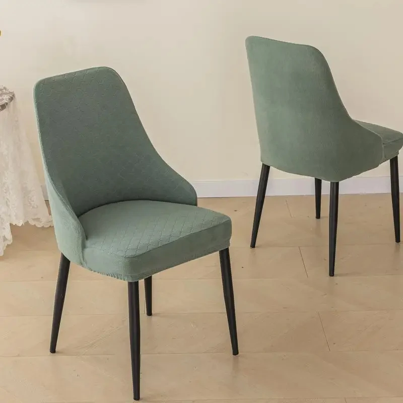 

Новый тип, изогнутый чехол для кресла, короткий поддерживаемый Чехол для стула высокой формы, чехол для обеденного стула, Чехол для стула, универсальный тип