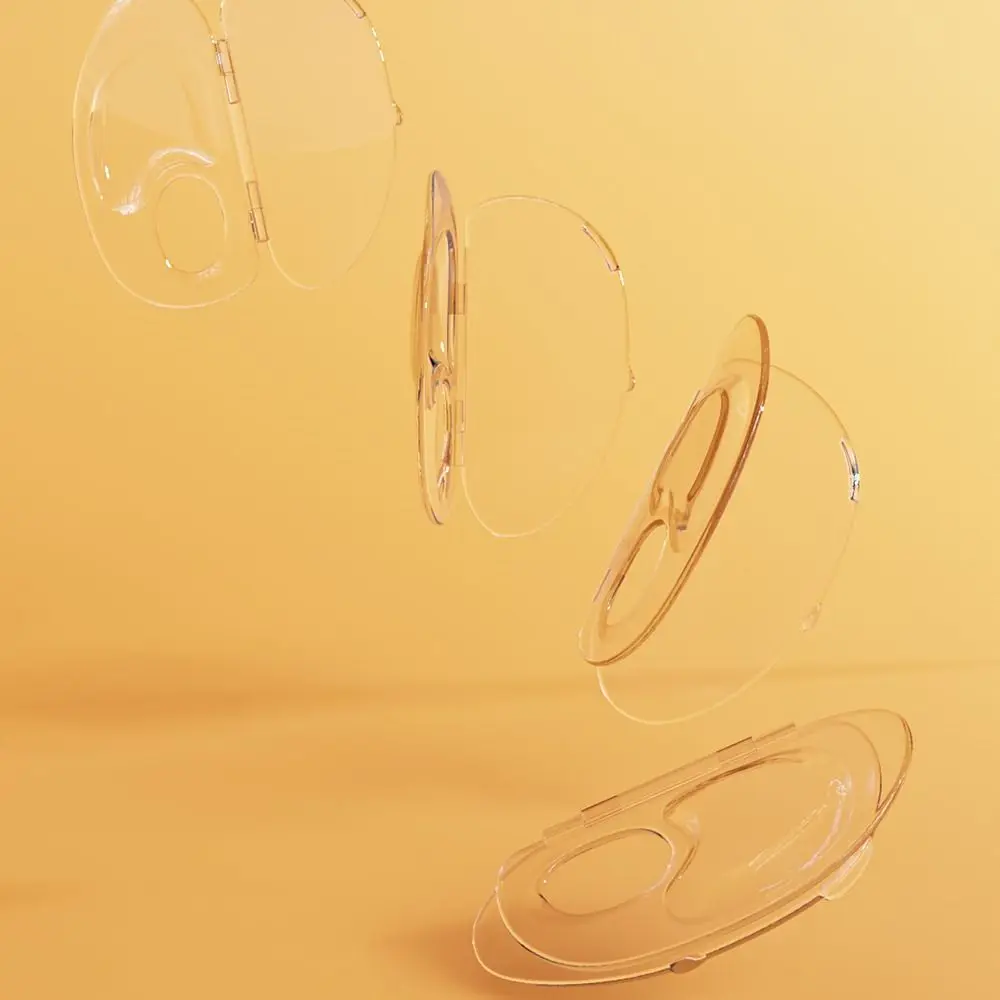 Скребок для крема с крышкой палитры смешивания макияжа косметический шпатель