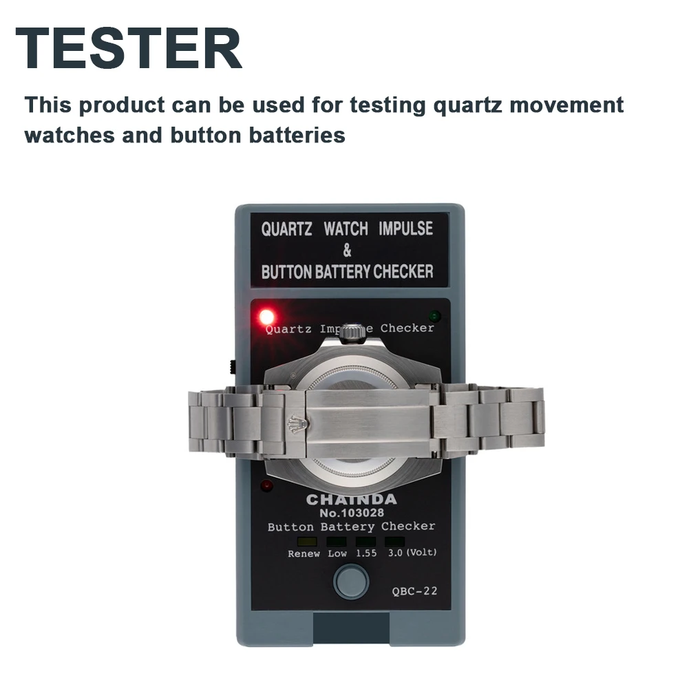 QBC-22 кварцевый импульсный тестер часового механизма часовая кнопка индикатор