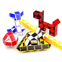 24 segment magic rule snake cube elasticity elastic changed popular twist transformable kid puzzle educational toy for children