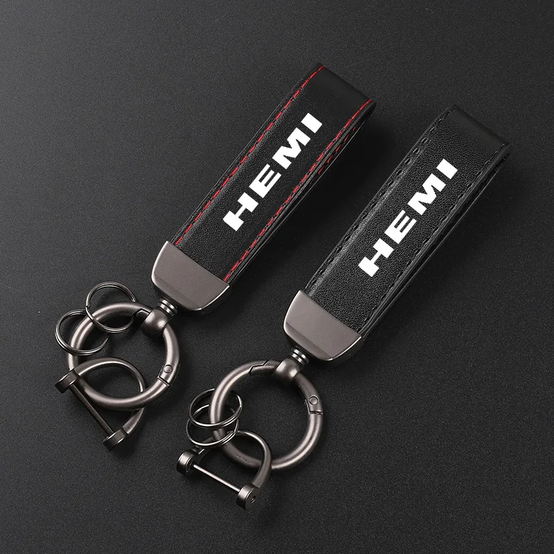 Роскошный кожаный брелок с подвеской в виде автомобиля для DODGE HEMi