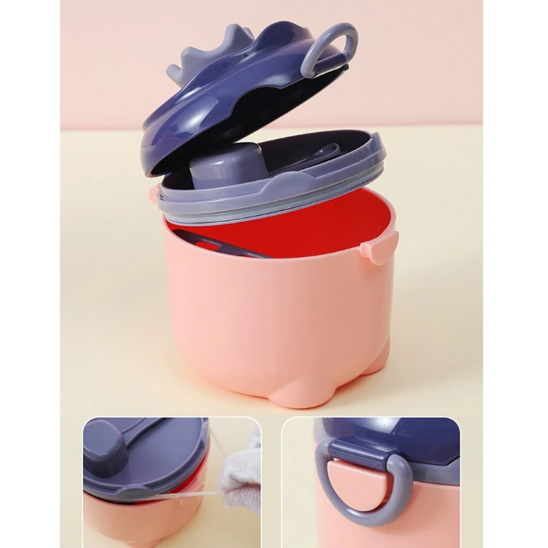 

Portable Baby Food Storage Box BPA Free Formula Dispenser Infant Milk Powder Box Toddler Snacks Cup Container