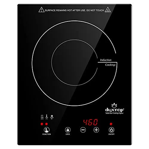 

2023 Built-in Countertop Burner Portable Induction Cooktop Sensor Touch Induction Burner 170-Minute Timer Safety Lock 1800W