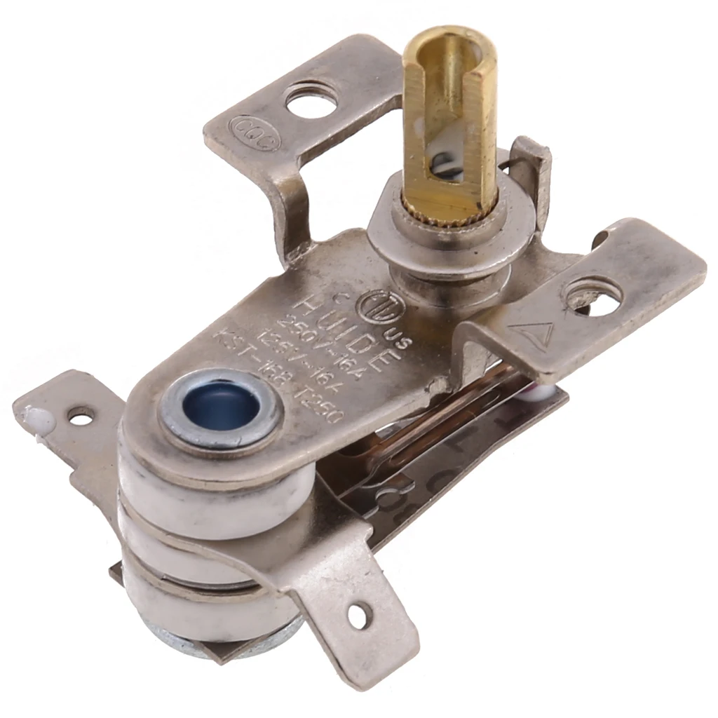 

Upgraded Temperature Switch Professional Bimetallic Heating Thermostat KDT-200 Adjustable 90 Celsius AC 250V 16A Durable