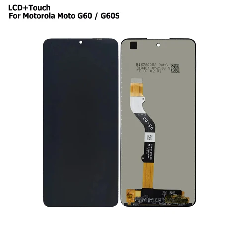 Оригинальный протестирован для Motorola Moto G60 2021 XT2135-1, ЖК-дисплей, дигитайзер сенсорного экрана в сборе для MOTO G60s XT2133-1 XT2133-2